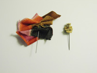 Maria Leonor Correia - tecido, cortiça